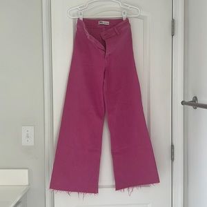 ZARA MARINE JEANS PINK SIZE 2